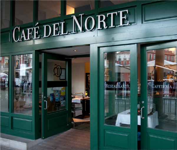 Fachada de Café del Norte